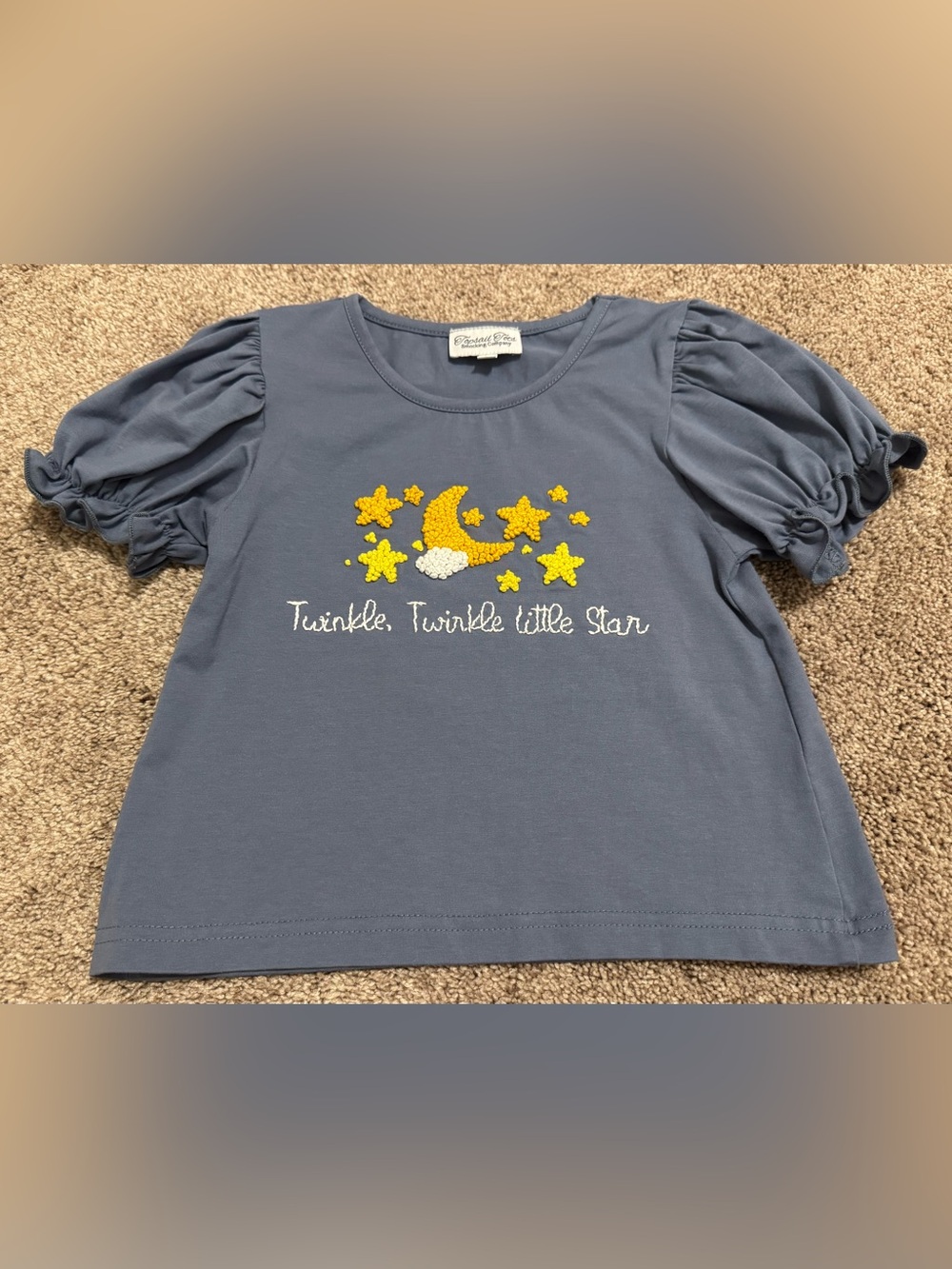Twinkle Twinkle Little Star French Knot Top